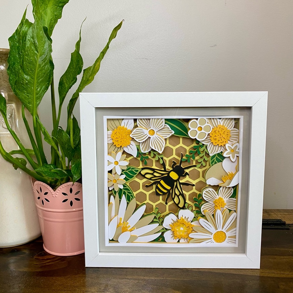 3D Bee Shadowbox